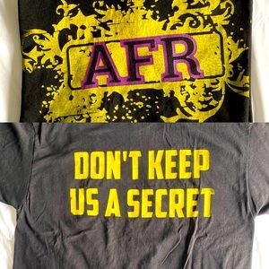 Vintage T Shirt Double-sided Unisex Concert Tee XL